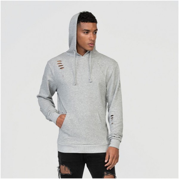 Durham University University College (Castle) Distressed Hooded Sweatshirt